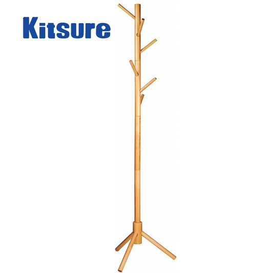 Kitsure Valet stand Coat Rack Stand Tree Easy Assembly for Coats, for Entryway
