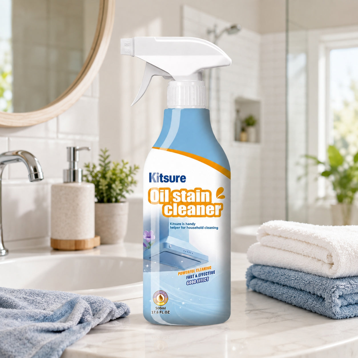 Kitsure Oil Stain Cleaner, Descaling preparations for household purposes, Stain removers