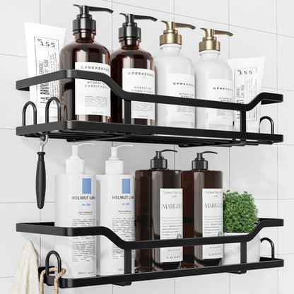 Kitsure Shower Caddy - 2 Pack, No Drilling Shower Organizer