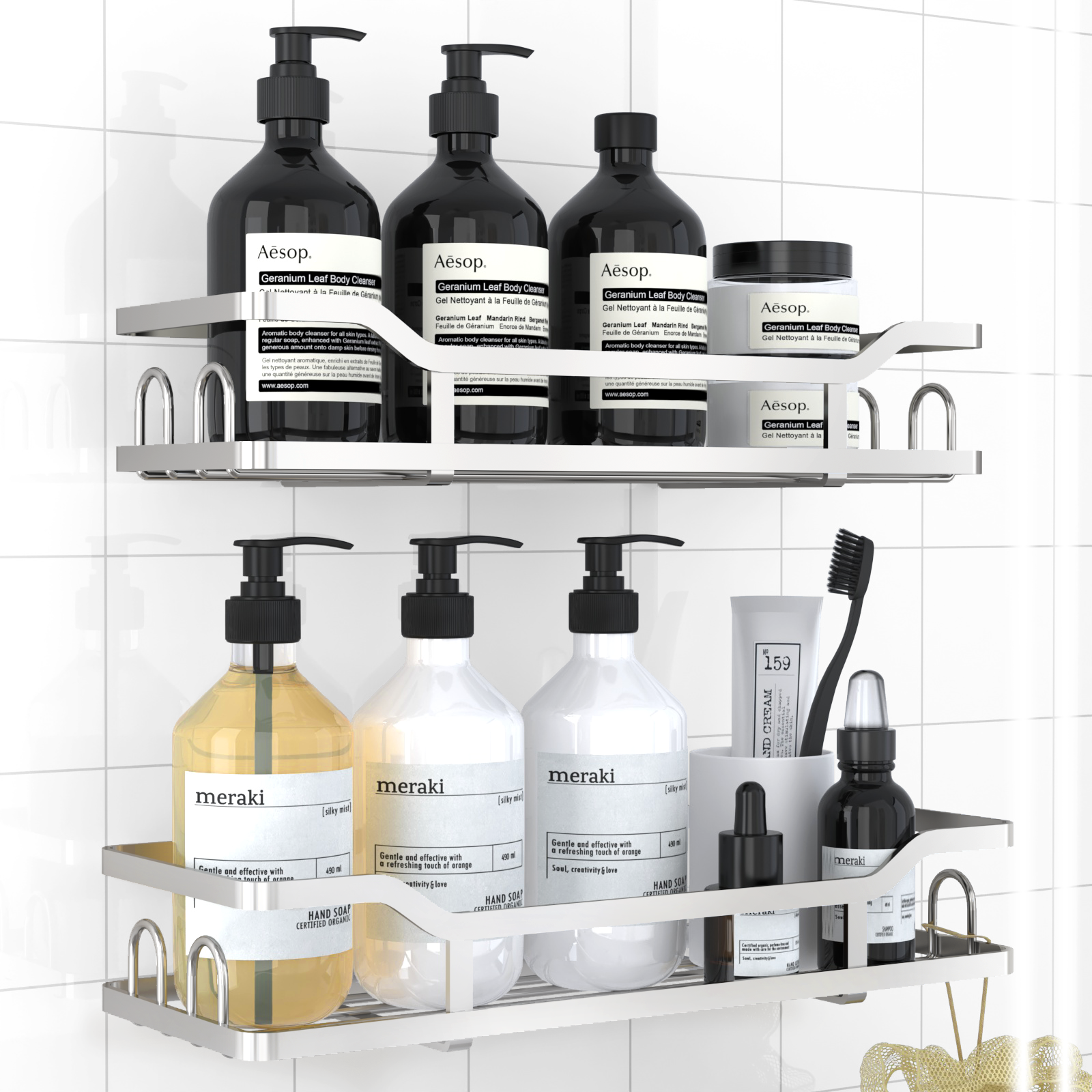 MAXIFFE Shower Caddy, Adhesive … curated on LTK