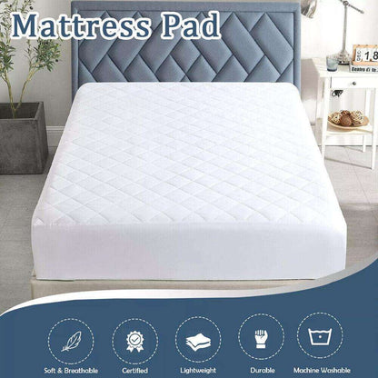 Kitsure Bed Cover Mattress Cover Mattress Protector,  Topper Pad Protector, Breathable, Extra Long