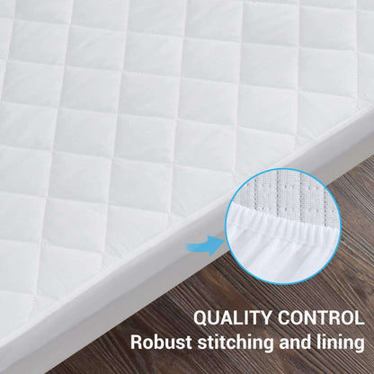 Kitsure Bed Cover Mattress Cover Mattress Protector,  Topper Pad Protector, Breathable, Extra Long