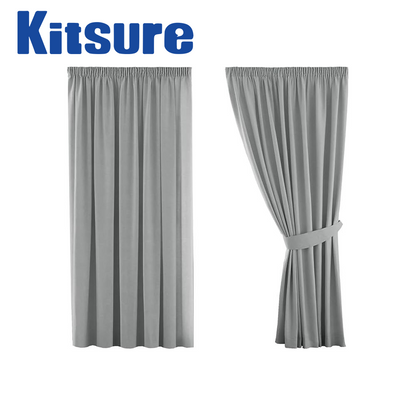 Kitsure Small curtains made of textile materials Curtains  Light Filtering for Bedroom Living Room Farmhouse Window Treatment Panels