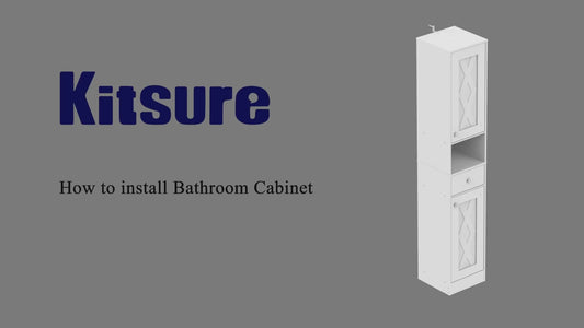 Installation Video for Bathroom Storage Cabinet YSG001