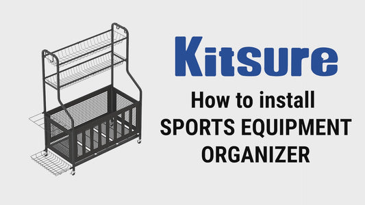 Kitsure Sports Equipment Organizer Installation LQJ001